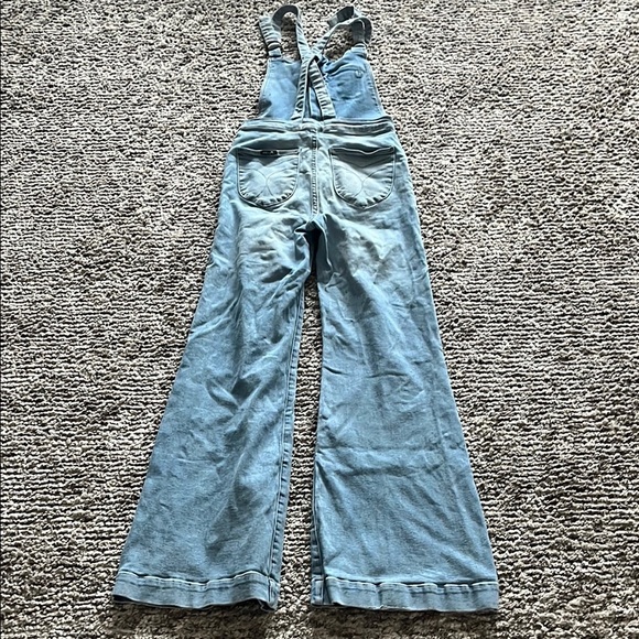 ROLLAS flared overalls size 28 cross back - Picture 1 of 6